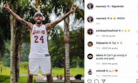 Sports/Football et Basket-ball: Neymar rend de nouveau hommage à Kobe Bryant