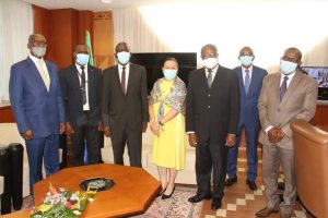 Gabon: Boubacar Noumansana fait ses adieux à la Présidente du sénat 