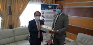 Gabon: L’Ambassadeur Shuji Noguchi reçu en audience par le Ministre de la Santé,Guy Patrick Obiang Ndong.