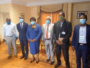 Gabon/Préservation de l’environnement : La Mairesse Jeanne Matsougou épouse Mbagou échange avec les responsables de la société Sanivit 