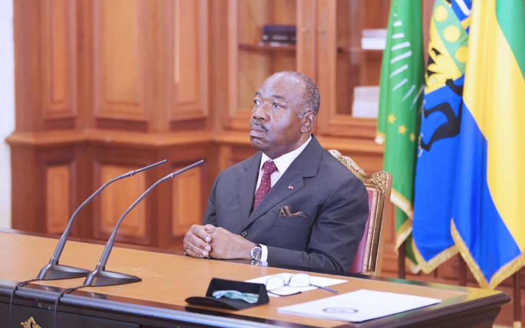 Gabon: Ali Bongo a pris part par visioconférence au XIVème Sommet Extraordinaire des Chefs d’Etat et Gouvernement de l’Union Africaine