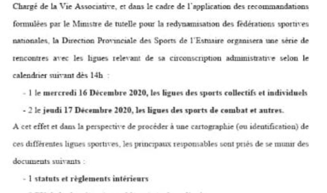 Gabon-Sports: la patrouille aux portes des ligues et ses fédérations