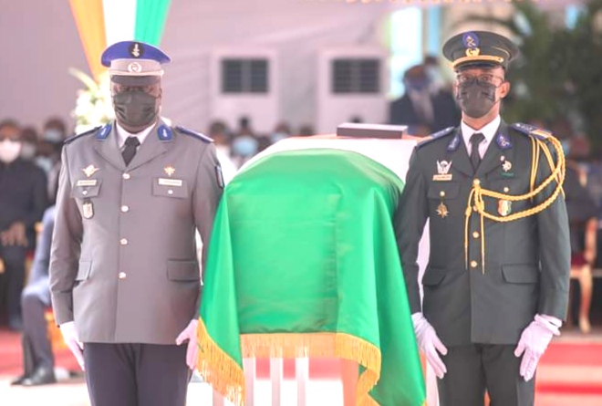 Abidjan: Ossouka Raponda envoyée spéciale d’Ali Bongo aux obsèques de feu Hamed Bakayoko