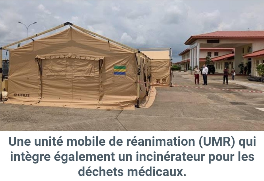 Projet franco-gabonais d’aide d’urgence contre la covid: Déploiement d’une unité mobile de réanimation à l’hôpital d’Akanda