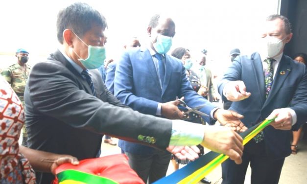 Gabon: Inauguration de l’usine Exploitation Forestière et Exportation (EFEX).