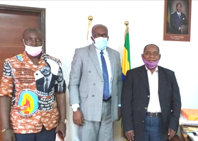 Gabon/Politique:Le Président de la Section RDPC du Gabon, parti du président Paul Biya hôte du maire d’Oyem