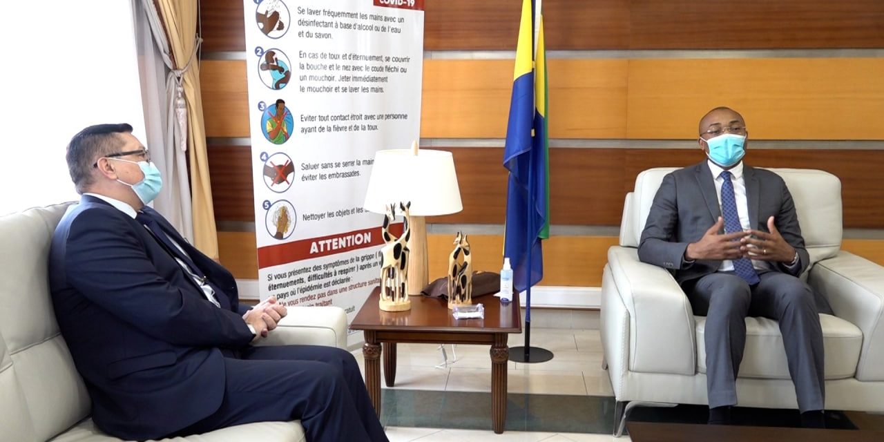 Gabon: Ilias Iskandarov Ambassadeur extraordinaire et plénipotentiaire de la Russie reçu par le ministre de la Santé Guy Patrick Obiang