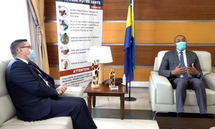 Gabon: Ilias Iskandarov Ambassadeur extraordinaire et plénipotentiaire de la Russie reçu par le ministre de la Santé Guy Patrick Obiang