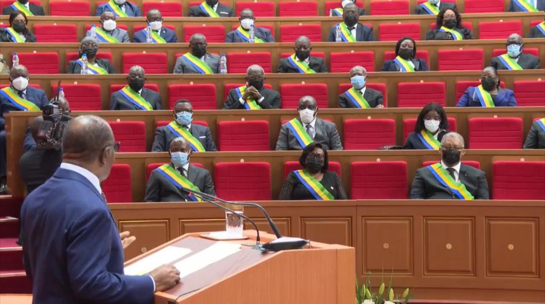 Gabon: Discours du Président Ali Bongo Ondimba devant les 2 Chambres du parlement