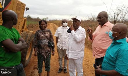 Nyanga/Digoudou:Réhabilitation de la route Koumou-ghari, remise en service de l’ouvrage de transbordement de véhicules par l’honorable Alexis Boutamba Mbina