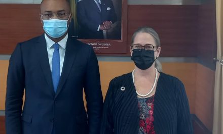 Gabon: Dr Savina Ammassari, Coordonnatrice résidente du Système des Nations unies, reçu par le ministre Guy Patrick Obiang