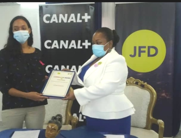 Gabon: Signature d’une convention de partenariat entre JFD Gabon et l’entreprise Canal +