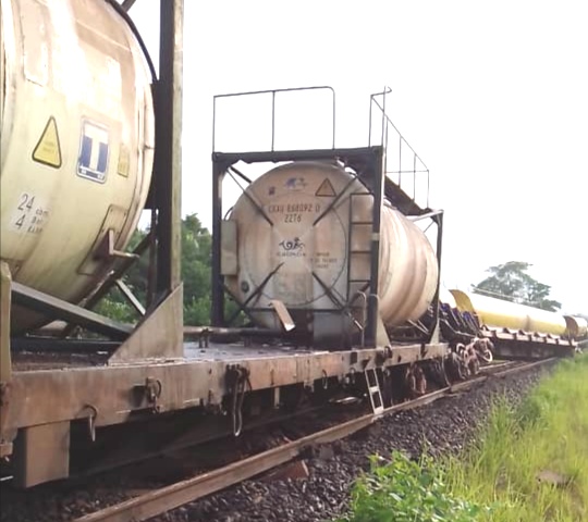 Gabon: Setrag annonce le déraillement d’un train de marchandises survenu ce vendredi matin
