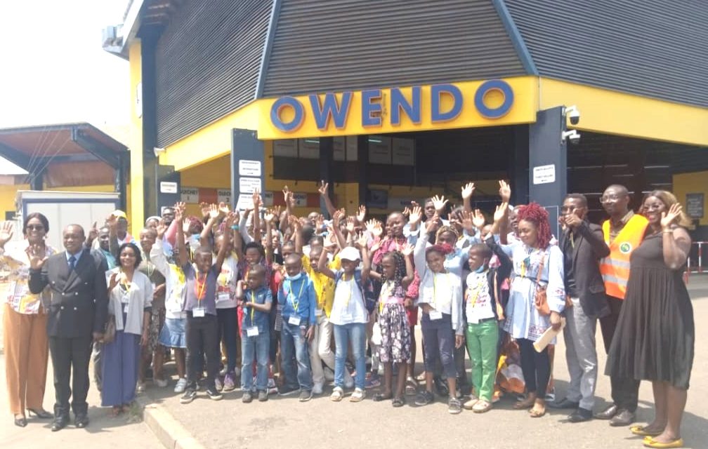 Setrag/Colonie de vacances: L’ONG ACADE en excursion à la Gare ferroviaire D’Owendo