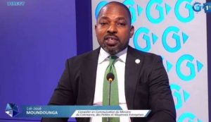 Lie-José Moundounga, Conseiller en communication du ministre de la