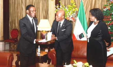 Prestation de Serment du Président Obiang Nguema Mbasogo: Faustin Boukoubi a représenté le président Ali Bongo Ondimba