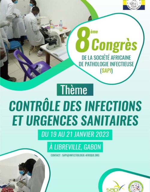 Le Gabon abrite du 19 au 21 janvier 2023 le 8e Congrès de la Société africaine de pathologie infectieuse (SAPI)