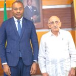 Gabon: Llusif Sadin Tasse, Ambassadeur du Cuba au Gabon a fait ses adieux au ministre de la santé Guy Patrick Obiang