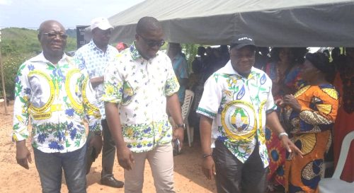 Nyanga/Tchibanga : Les Ministres Nynois étaient ce week-end dans la forte chaleur des compatriotes