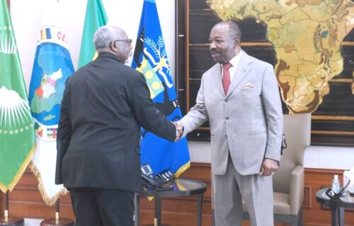 Gabon: Ali Bongo reçoit le Ministre des Relations Extérieures du Cameroun et le Secrétaire Général de la ZLECAF