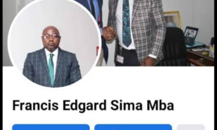 Facebook : Le compte du Géopolitologue Francis Edgard Sima Mba piraté
