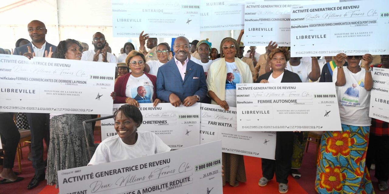 Gabon/Fonds d’aide aux activités génératrices de revenus: Remise des premiers chèques