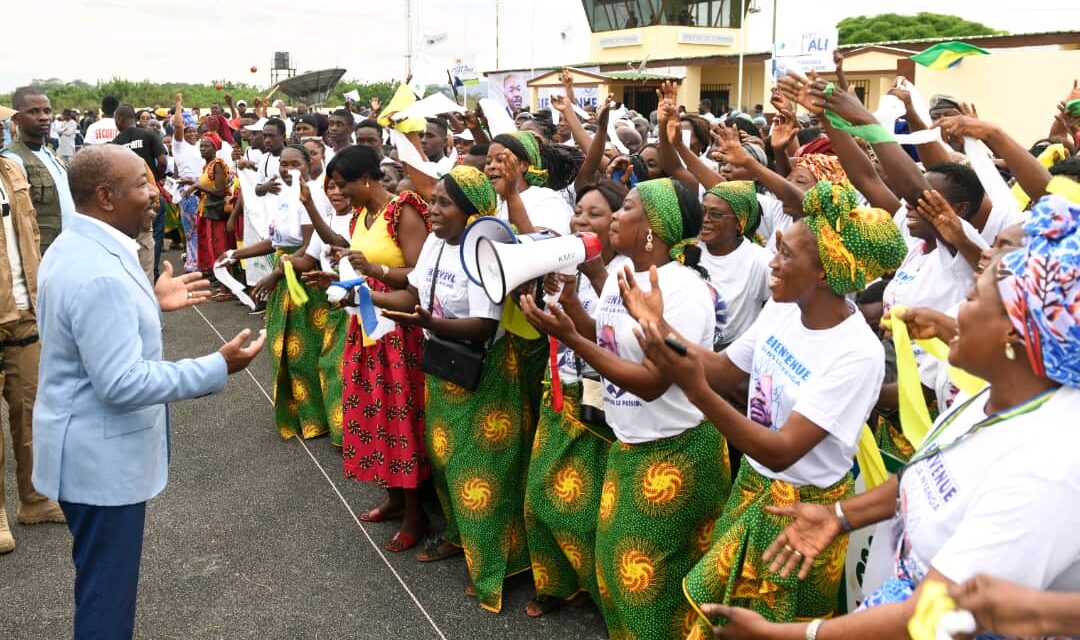 Gabon: Sans repos, après la Ngounié, le Chef de l’Etat poursuit sa tournée républicaine dans la Nyanga
