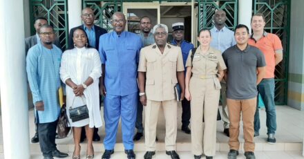 Coopération-Oyem/Ambassade des USA au Gabon : Le bureau en matière de sécurité en visite sur les chantiers de la coopération à Oyem