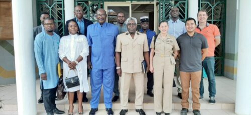 Coopération-Oyem/Ambassade des USA au Gabon : Le bureau en matière de sécurité en visite sur les chantiers de la coopération à Oyem