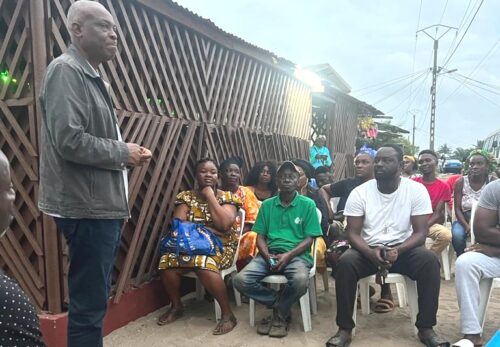 Gabon/Port-Gentil: Élections locales 2023: Léon ABABE, candidat colistier PDG devise avec les populations de son fief politique