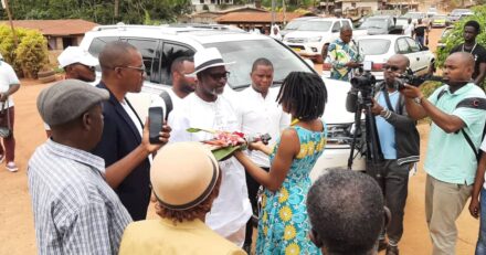 Oyem: Chen Sylvestre Mezui M’Obiang célébré dans le 1er arrondissement