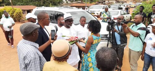 Oyem: Chen Sylvestre Mezui M’Obiang célébré dans le 1er arrondissement