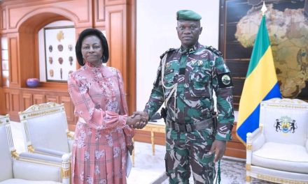 Gabon: Marie Madeleine Mborantsouo reçue par le Président de la Transition Libreville