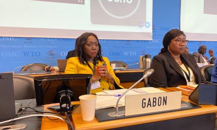 Genève: Patricia Djipano Ep. Mouloungui, Ministre du Commerce, des PME/PMI…, présente aux tavaux du 2e examen conjoint des politiques commerciales des pays de la (CEMAC)
