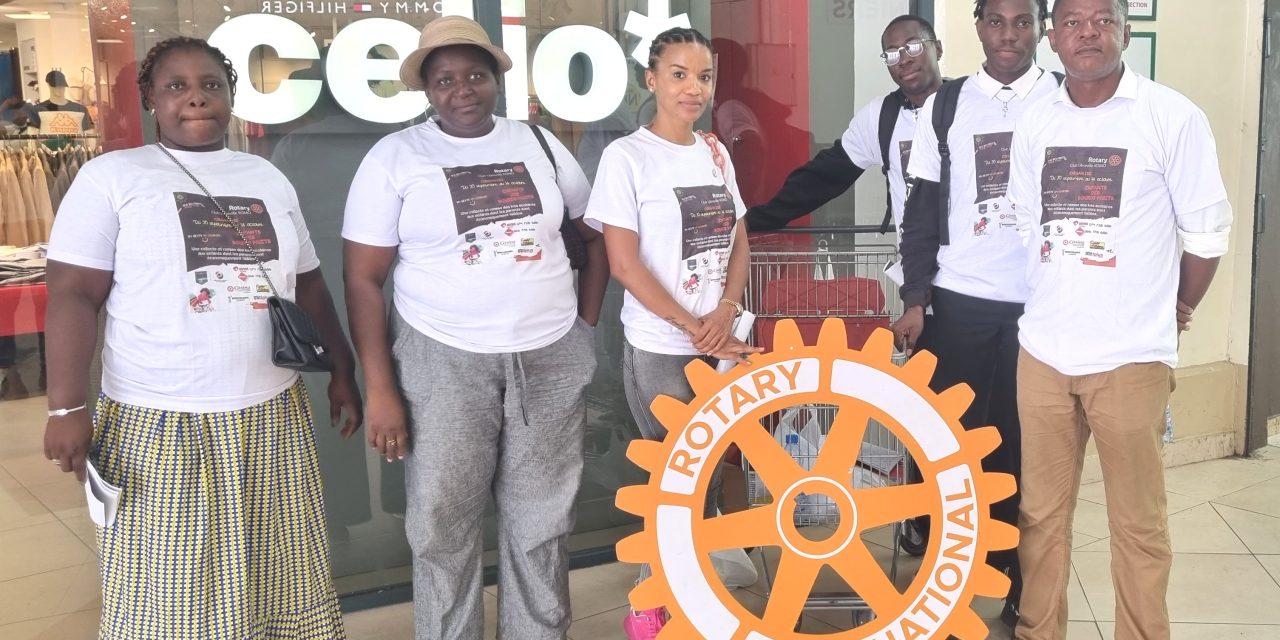 Solidarité: Le Rotary club Libreville Komo auprès des familles à faible revenu