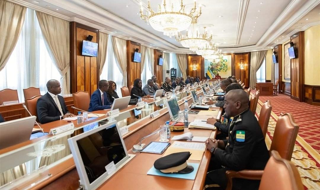 Gabon: Communiqué final du 1er Conseil des Ministres de la Transition
