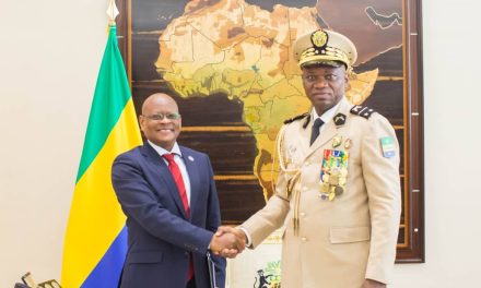 Gabon: Gilberto Da Piedade Verissimo reçu par le Général Brice Clotaire Oligui Nguema échange