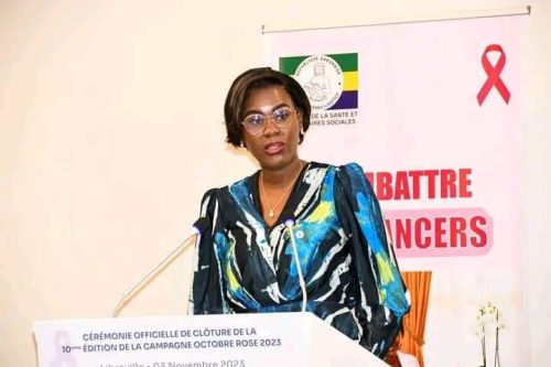 Octobre Rose/Cérémonie de clôture: Zita Oligui Nguema appelle à plus de sensibilisations et dépistages
