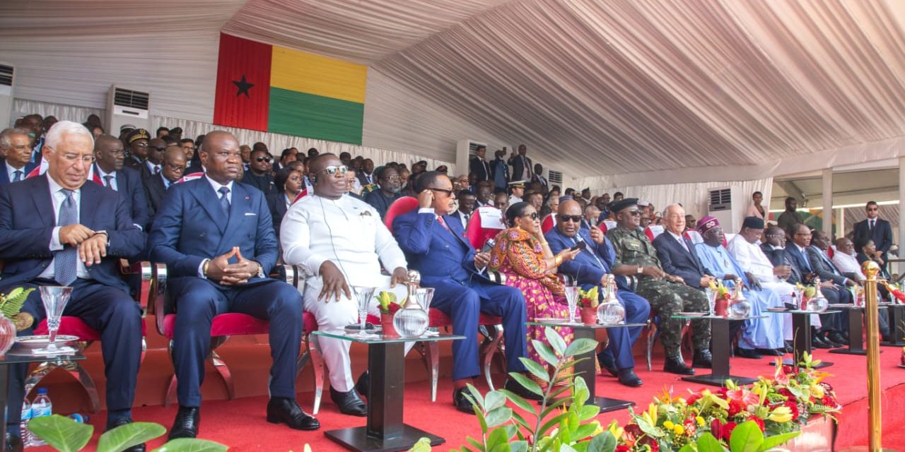 Brice Clotaire Oligui Nguema prend part à la commémoration du cinquantenaire de l’indépendance de la République de Guinée Bissau Bissau