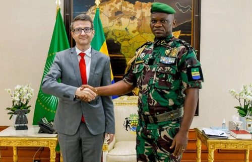 Le Général Brice Clotaire Oligui Nguema reçoit l’Ambassadeur de la République de Serbie