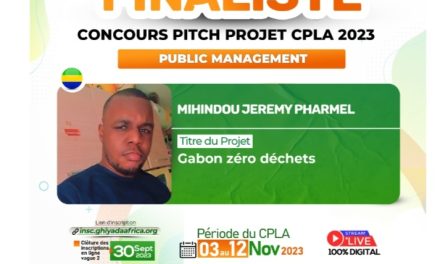 Camp des programmes de leadership africain: Le Gabonais Jérémy Pharmel Mihindou remporte le prix meilleur projet CPLA 2023