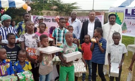 Gabon/Fête de la nativité : À Bitam, Zita Oligui Nguema offre des cadeaux aux enfants
