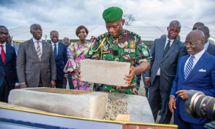Ngounié: Le Président de la Transition lance les travaux de construction de l’agence BEAC de Mouila