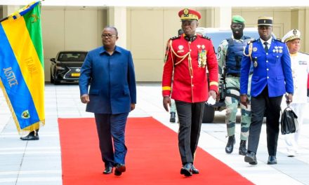 Diplomatie : Le Général Umaro Sissoco Embaló en visite de travail à Libreville Libreville, le 28 Décembre 2023