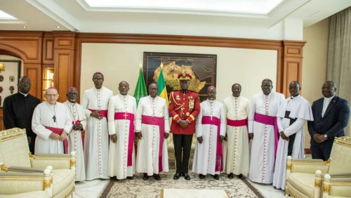 Gabon: Le Président de la Transition reçoit les membres de la conférence épiscopale