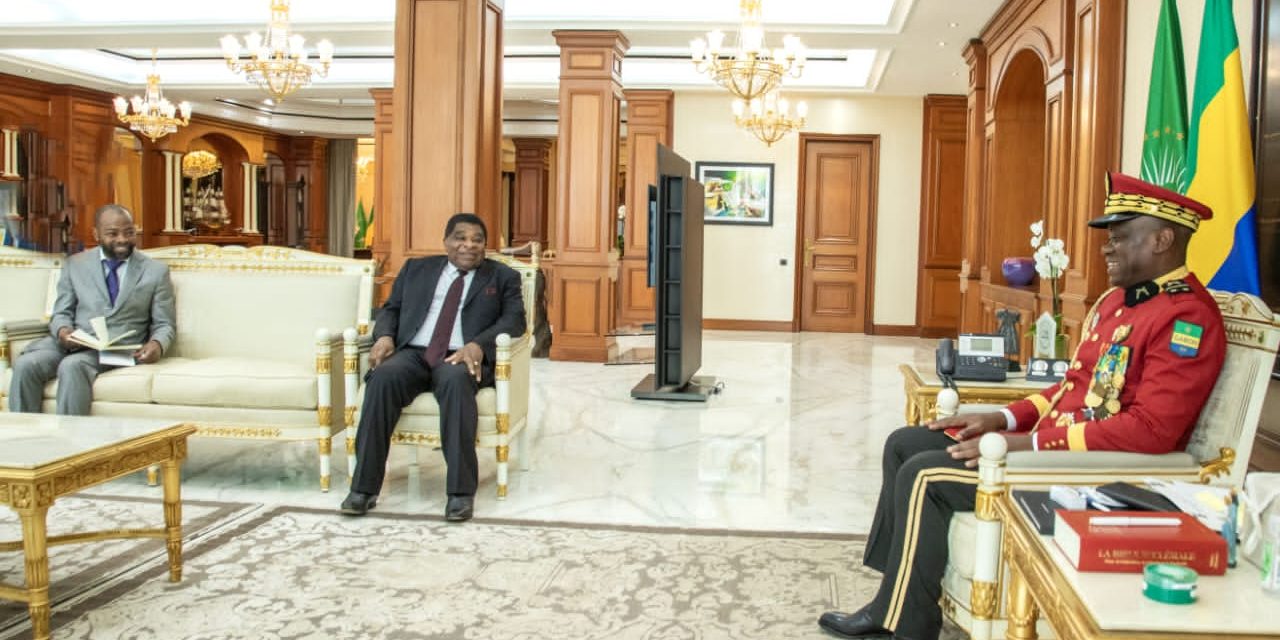 Transition : Le Général Brice Clotaire Oligui Nguema échange avec le Secrétaire général de l’Union Interparlementaire