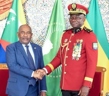 Gabon: Le Président de la Transition s’entretient avec Son Homologue de l’Union des Comores
