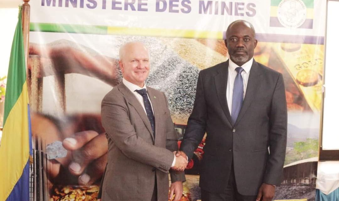 Le Ministre des Mines rencontre le nouveau Directeur Général d’Ivindo Iron pour discuter de l’avancement du projet de Bélinga