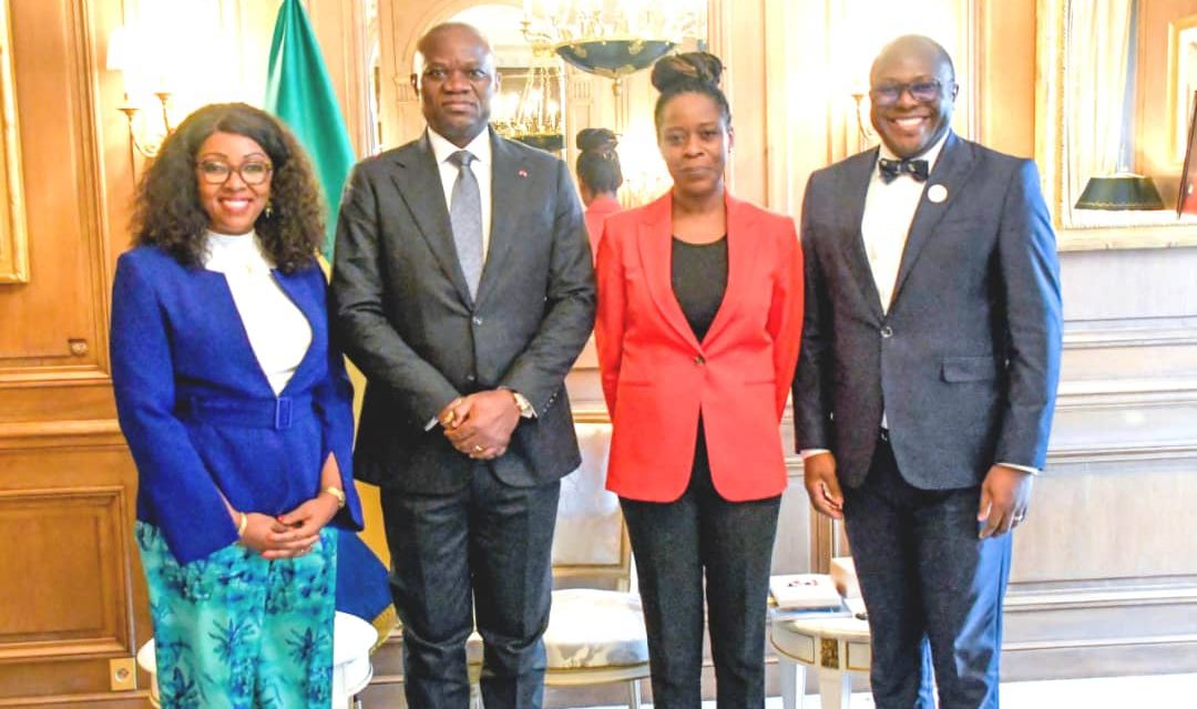 Le Président du Gabon réaffirme son soutien à Africa Numéro 1 et visite le futur siège de Fly Gabon à Paris