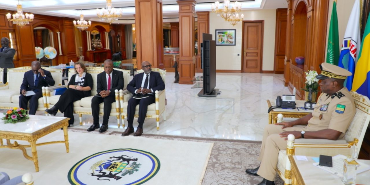 Gabon: Le Général Brice Clotaire Oligui Nguema échange avec le Directeur Afrique du FMI
